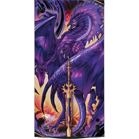 Dragonblade Netherblade Purple by Ruth Thompson XBox Series X Digital Edition Console Skin
