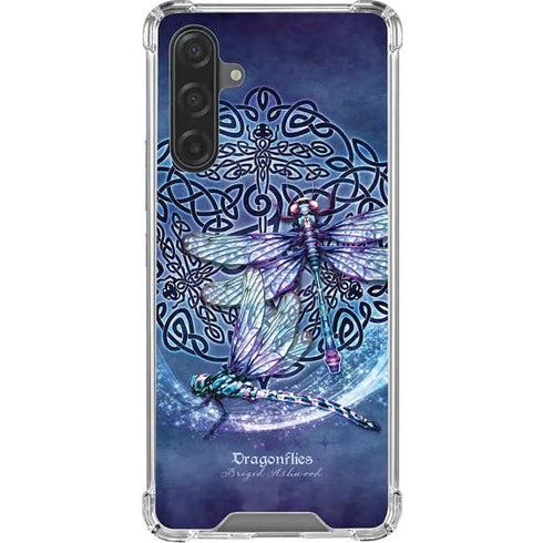 Dragonfly Celtic Knot by Brigid Ashwood Galaxy A17 Clear Case