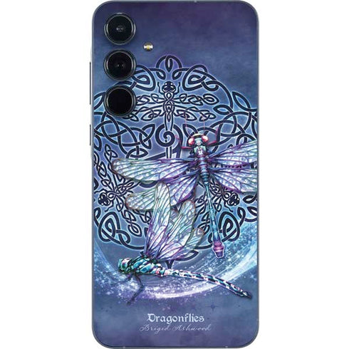 Dragonfly Celtic Knot by Brigid Ashwood Galaxy A35 5G Skin
