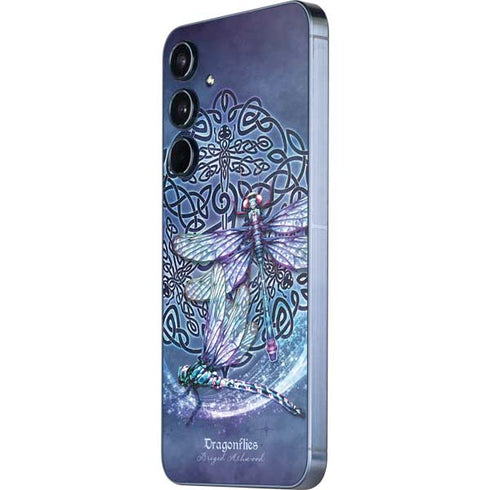 Dragonfly Celtic Knot by Brigid Ashwood Galaxy A35 5G Skin
