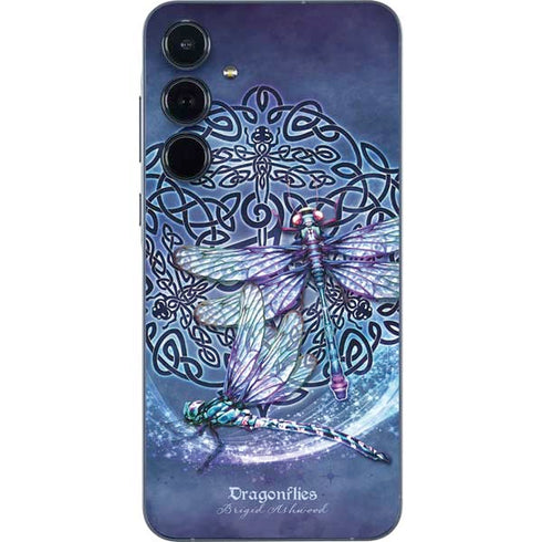 Dragonfly Celtic Knot by Brigid Ashwood Galaxy A36 5G Skin