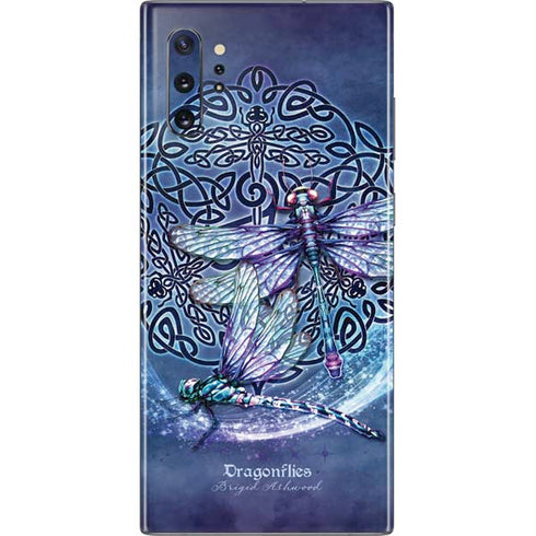 Dragonfly Celtic Knot by Brigid Ashwood Galaxy Note 10 Plus Skin