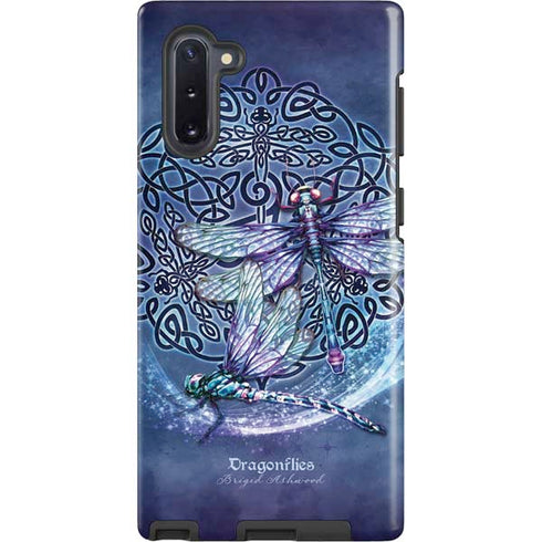 Dragonfly Celtic Knot by Brigid Ashwood Galaxy Cases