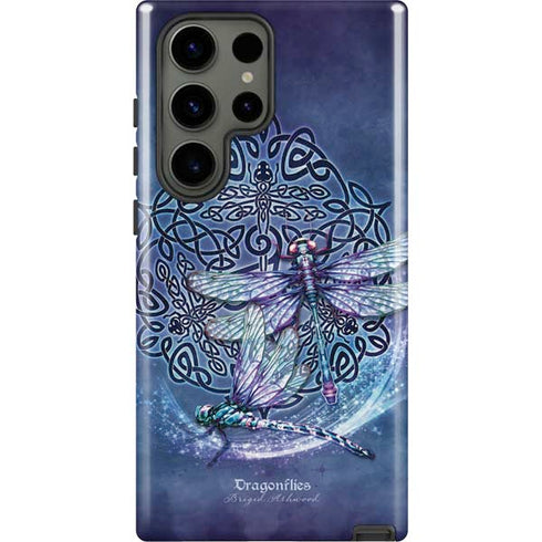 Dragonfly Celtic Knot by Brigid Ashwood Galaxy S23 Ultra Pro Case