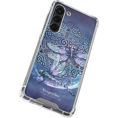 Dragonfly Celtic Knot by Brigid Ashwood Galaxy S24 FE Clear Case