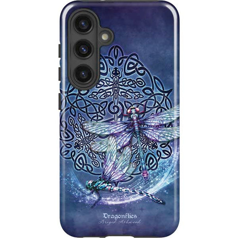 Dragonfly Celtic Knot by Brigid Ashwood Galaxy S25 Impact Case