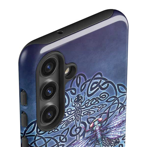 Dragonfly Celtic Knot by Brigid Ashwood Galaxy S25 Impact Case