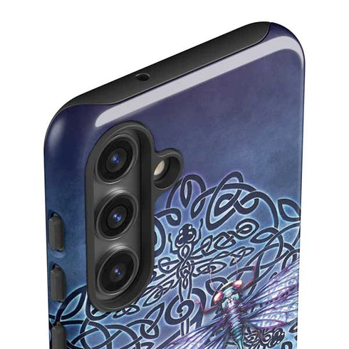 Dragonfly Celtic Knot by Brigid Ashwood Galaxy S25 Plus Impact Case