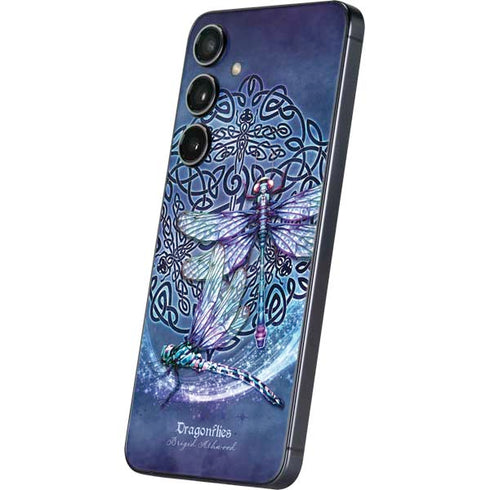 Dragonfly Celtic Knot by Brigid Ashwood Galaxy S25 Plus Skin