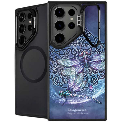 Dragonfly Celtic Knot by Brigid Ashwood Galaxy Cases