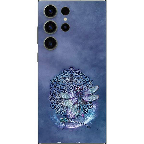 Dragonfly Celtic Knot by Brigid Ashwood Galaxy S24 Ultra Skin