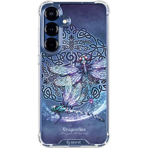 Dragonfly Celtic Knot by Brigid Ashwood Galaxy S25 Plus Clear Case