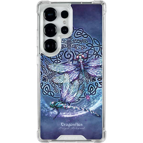 Dragonfly Celtic Knot by Brigid Ashwood Galaxy S25 Ultra Clear Case