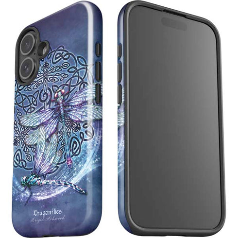 Dragonfly Celtic Knot by Brigid Ashwood iPhone 16 Impact Case