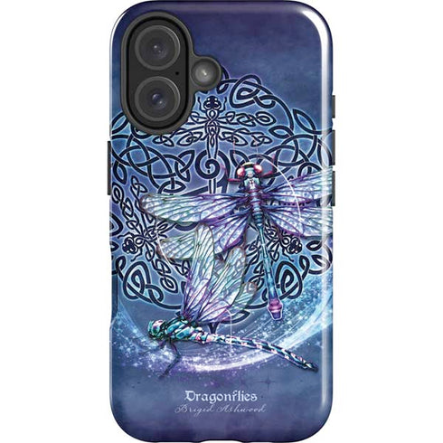Dragonfly Celtic Knot by Brigid Ashwood iPhone 16 Magsafe Impact Case