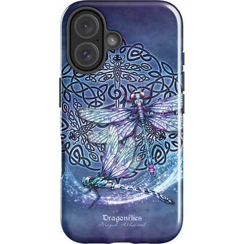 Dragonfly Celtic Knot by Brigid Ashwood iPhone 16 Plus Impact Case