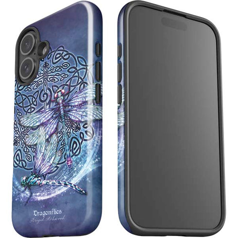 Dragonfly Celtic Knot by Brigid Ashwood iPhone 16 Plus Impact Case