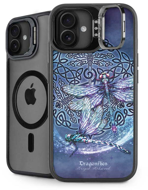 Dragonfly Celtic Knot by Brigid Ashwood iPhone 16 Plus Kickstand Case