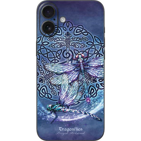Dragonfly Celtic Knot by Brigid Ashwood iPhone 16 Plus Skin