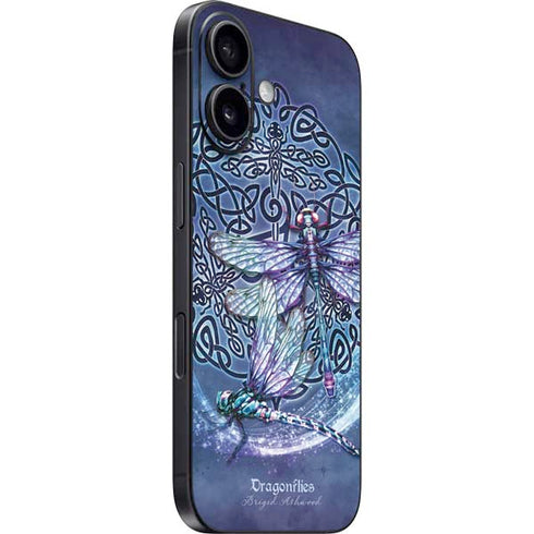 Dragonfly Celtic Knot by Brigid Ashwood iPhone 16 Plus Skin