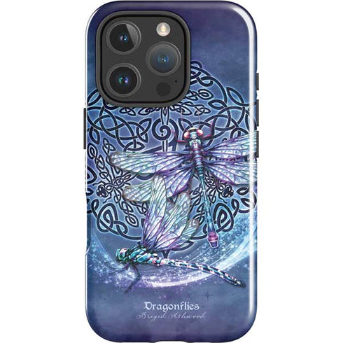 Dragonfly Celtic Knot by Brigid Ashwood iPhone 16 Pro Impact Case