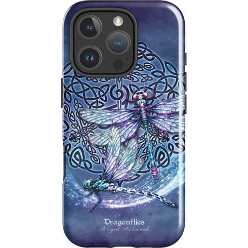 Dragonfly Celtic Knot by Brigid Ashwood iPhone 16 Pro Magsafe Impact Case