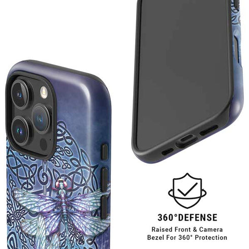 Dragonfly Celtic Knot by Brigid Ashwood iPhone 16 Pro Magsafe Impact Case