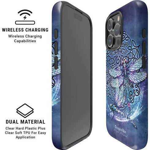 Dragonfly Celtic Knot by Brigid Ashwood iPhone 16 Pro Magsafe Impact Case