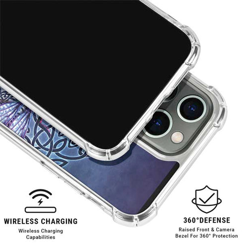 Dragonfly Celtic Knot by Brigid Ashwood iPhone 16 Pro Max Clear Case