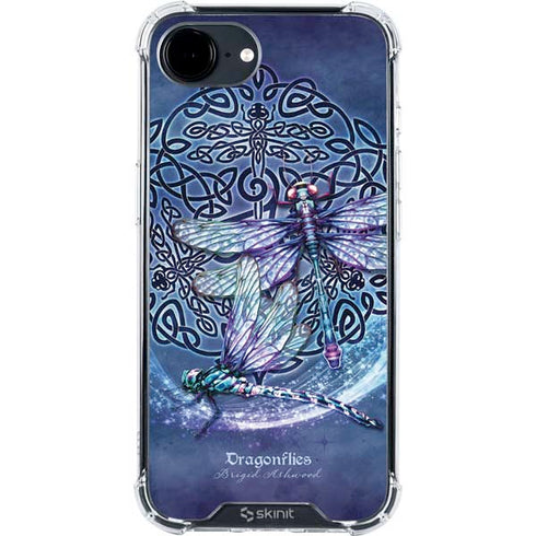 Dragonfly Celtic Knot by Brigid Ashwood iPhone 16e Clear Case