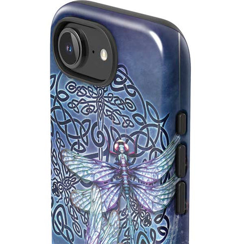 Dragonfly Celtic Knot by Brigid Ashwood iPhone 16e Impact Case