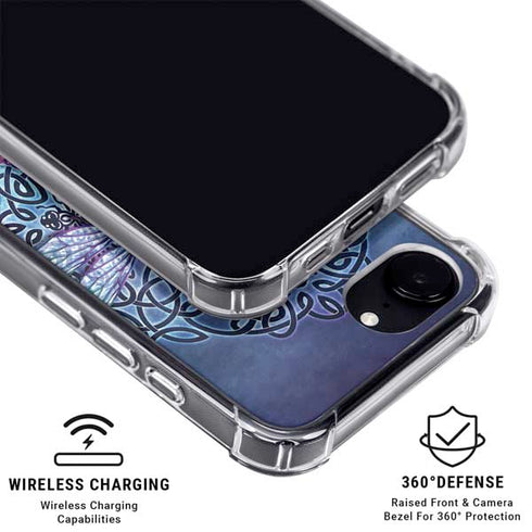 Dragonfly Celtic Knot by Brigid Ashwood iPhone 16e MagSafe Case