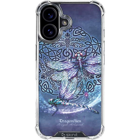 Dragonfly Celtic Knot by Brigid Ashwood iPhone 17 Clear Case