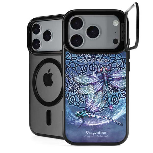 Dragonfly Celtic Knot by Brigid Ashwood iPhone 18 Pro Kickstand Case