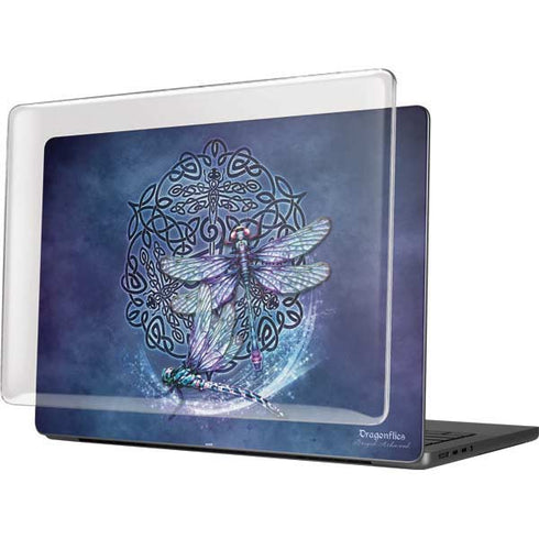 Dragonfly Celtic Knot by Brigid Ashwood MacBook Pro 14in (2021-24) Case plus Skin