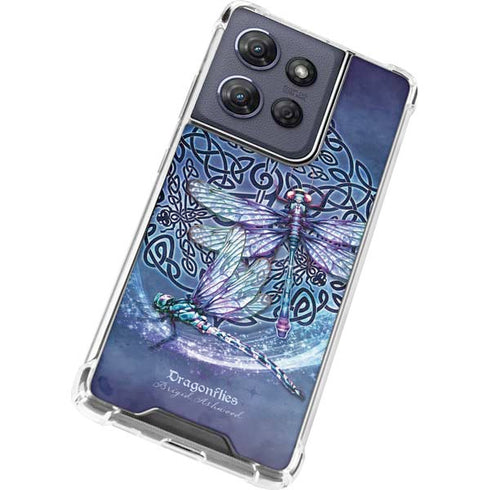 Dragonfly Celtic Knot by Brigid Ashwood Moto G Play 5G (2025) Clear Case