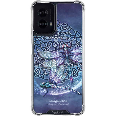 Dragonfly Celtic Knot by Brigid Ashwood Moto G Power 5G (2024) Clear Case
