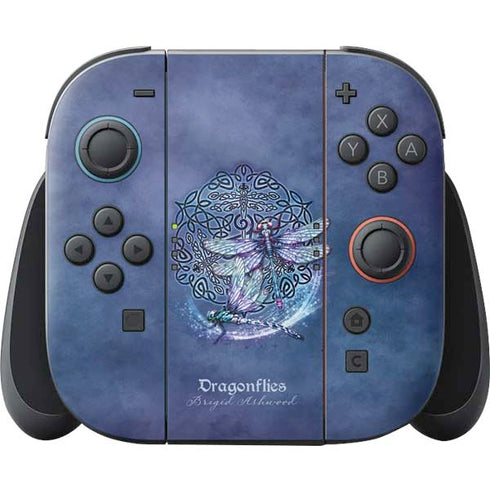 Dragonfly Celtic Knot by Brigid Ashwood Nintendo Skins