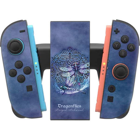 Dragonfly Celtic Knot by Brigid Ashwood Nintendo Switch 2 (2025) Joy-Con Controller Skin