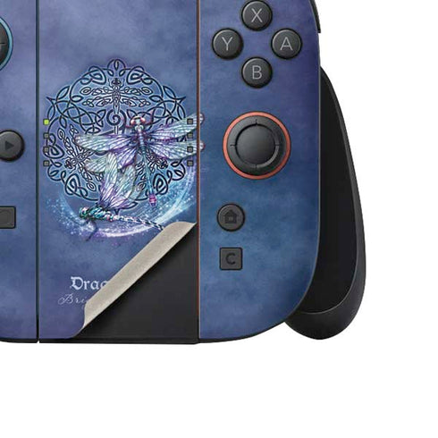 Dragonfly Celtic Knot by Brigid Ashwood Nintendo Switch 2 (2025) Joy-Con Controller Skin