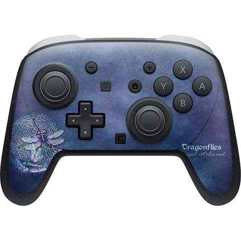 Dragonfly Celtic Knot by Brigid Ashwood Nintendo Switch 2 (2025) Pro Controller Skin