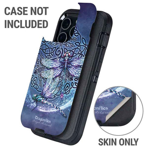 Dragonfly Celtic Knot by Brigid Ashwood Otterbox Defender iPhone Skin