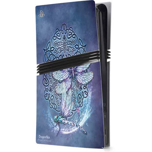 Dragonfly Celtic Knot by Brigid Ashwood PlayStation PS5 Skins