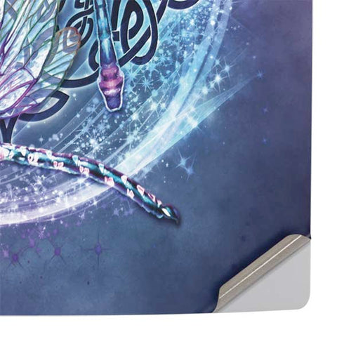 Dragonfly Celtic Knot by Brigid Ashwood PS5 Slim Digital Edition Console Skin