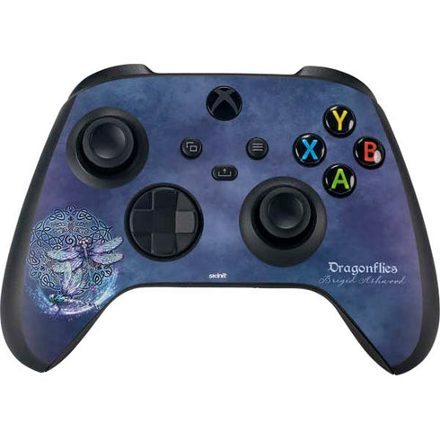 Dragonfly Celtic Knot by Brigid Ashwood Xbox Series X Skins