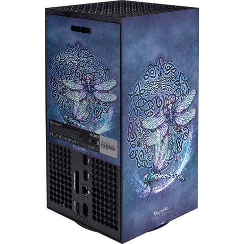 Dragonfly Celtic Knot by Brigid Ashwood XBox Series X Digital Edition Bundle Skin