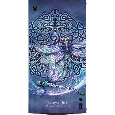 Dragonfly Celtic Knot by Brigid Ashwood XBox Series X Digital Edition Console Skin