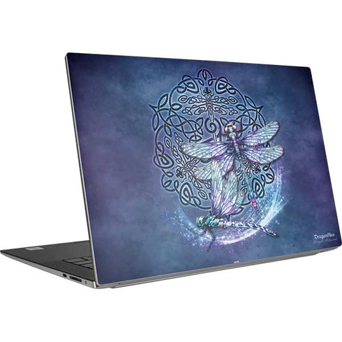 Dragonfly Celtic Knot by Brigid Ashwood Dell XPS Skin