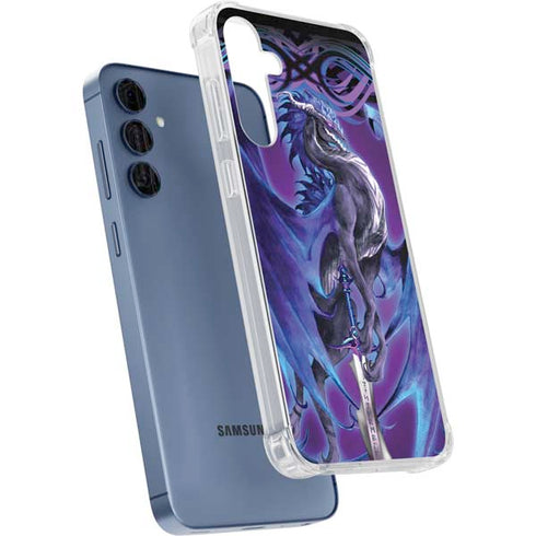 Dragonsword Stormblade by Ruth Thompson Galaxy A55 5G Clear Case