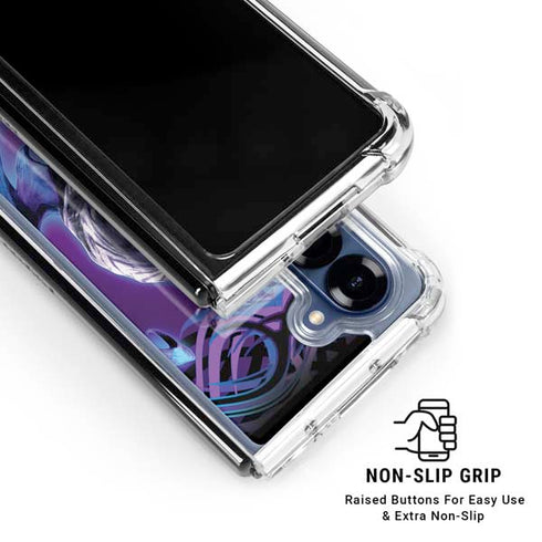 Dragonsword Stormblade by Ruth Thompson Galaxy Z Fold6 Clear Case